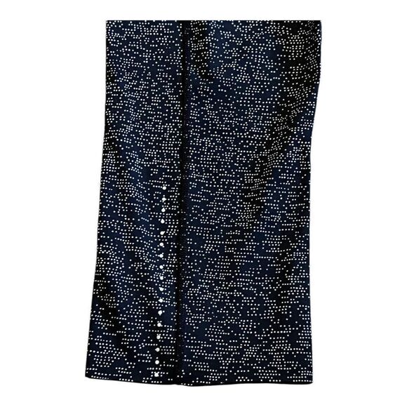 Lululemon Black White Polka Dot Wunder Under High-Rise Crop 21" Size 4 - Picture 2 of 7